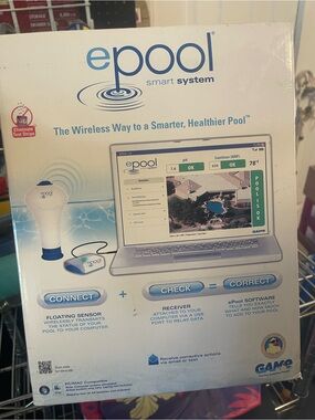 New in box! ePool Programmable Wireless Pool Monitoring System by Game